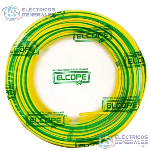 CONDUCTOR ELECTRICO NH-80 VERDE AMARILLO 2.5MM