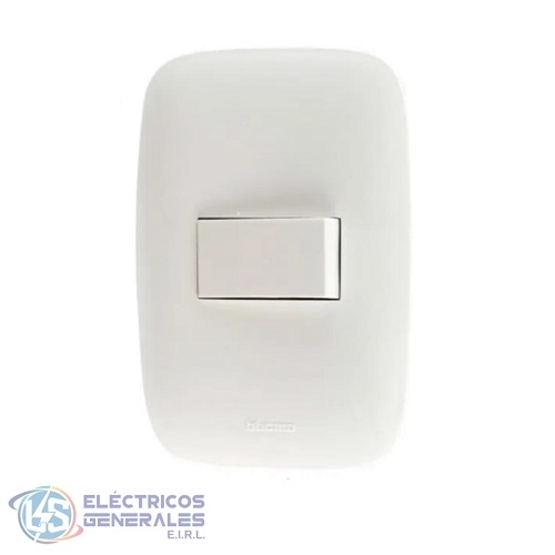 INTERRUPTOR UNIPOLAR SIMPLE 10A-250V DOMINO SENCIA BTICINO