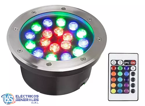 LUMINARIA DE PISO LED RGB 18W 220V